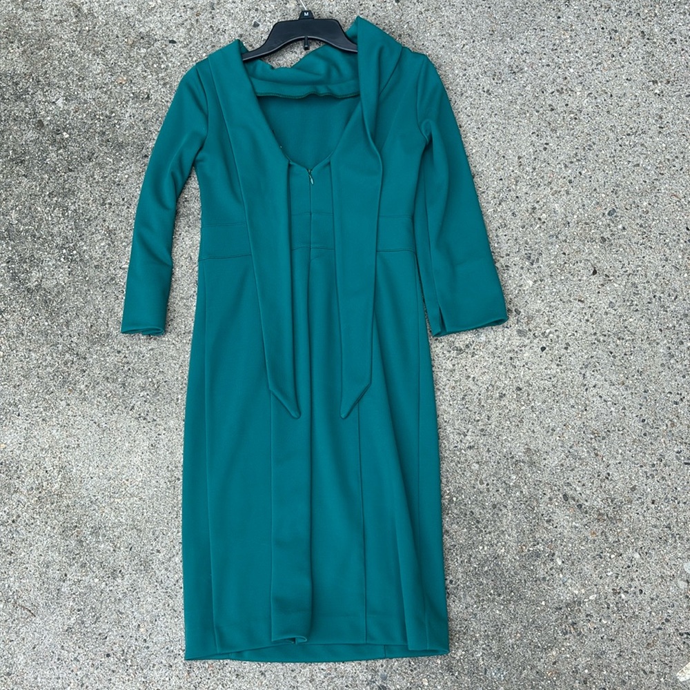 Emerald green dress
